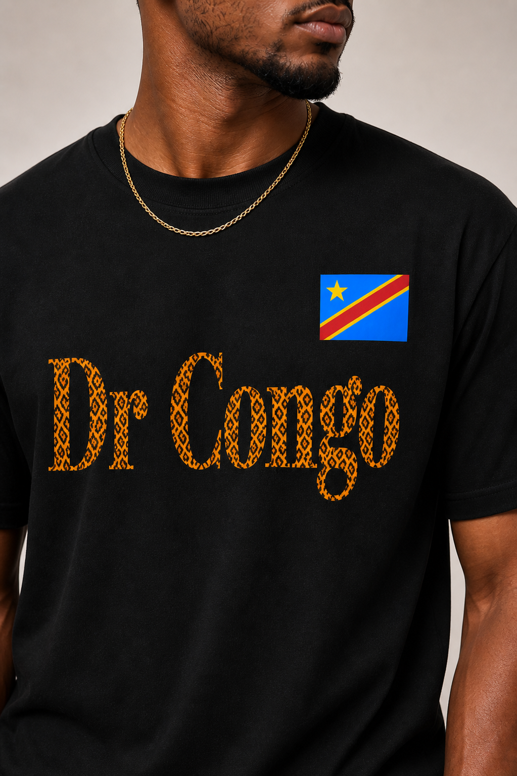 DR Congo Leopard print T-shirt